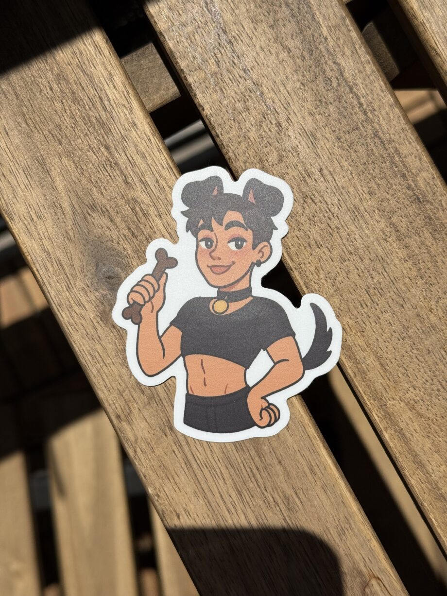 Bone Babe Pup – Sticker