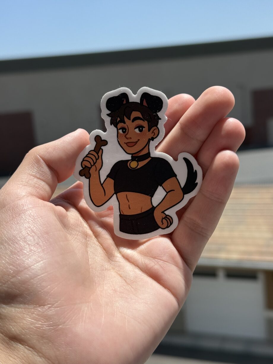 Bone Babe Pup – Sticker