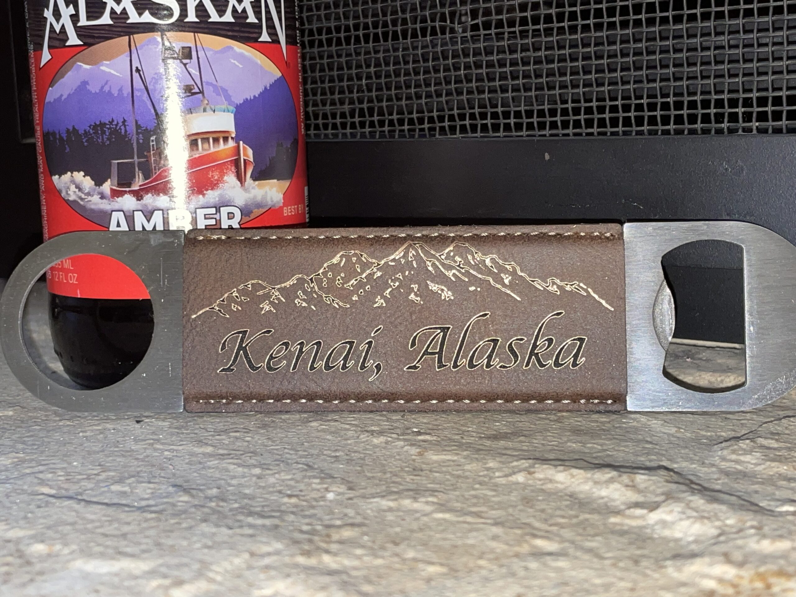 Leatherette Bottle Opener