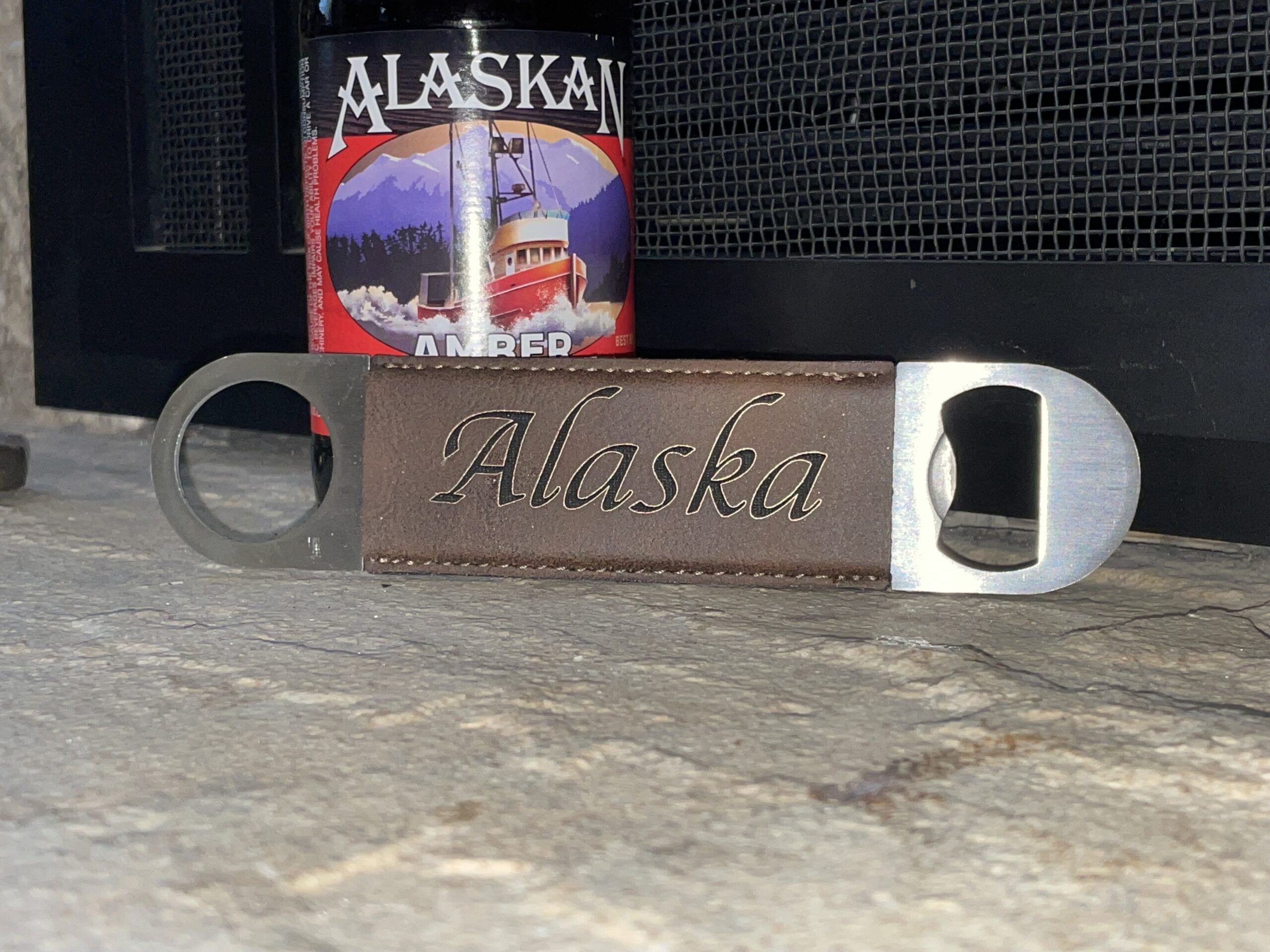 Leatherette Bottle Opener