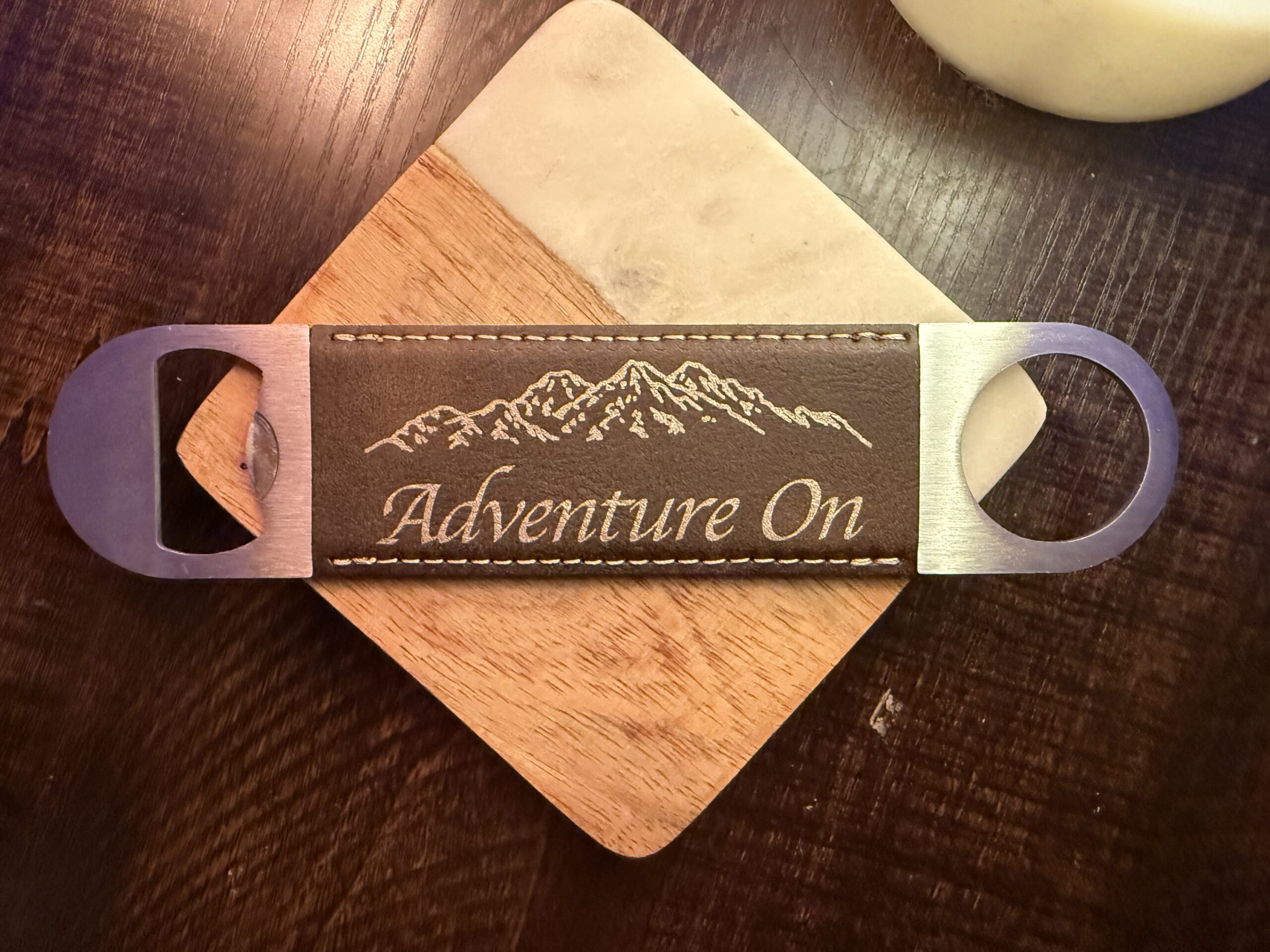 Leatherette Bottle Opener